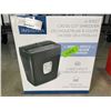 Image 1 : INSIGNIA 6 SHEET CROSS CUT PAPER SHREDDER - TESTED WORKING, RETAIL $69