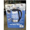 Image 2 : HAMILTON BEACH 1.7L GLASS ELECTRIC KETTLE - TESTED WORKING