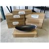 Image 1 : 10 NEW BLACK DISHWASHER SAFE OVAL DISHES, MULTI USE