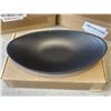 Image 2 : 10 NEW BLACK DISHWASHER SAFE OVAL DISHES, MULTI USE