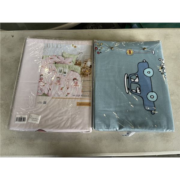 2 NEW TWIN DUVET COVER SETS