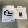 Image 1 : SUDIO FLEX FIT BONE CONDUCTION HEADPHONES AND WIRELESS A1 NO-FUSS EAR BUDS