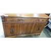 Image 3 : SOLID WOOD SIDEBOARD W/ 4 DOORS AND LARGE DRAWER