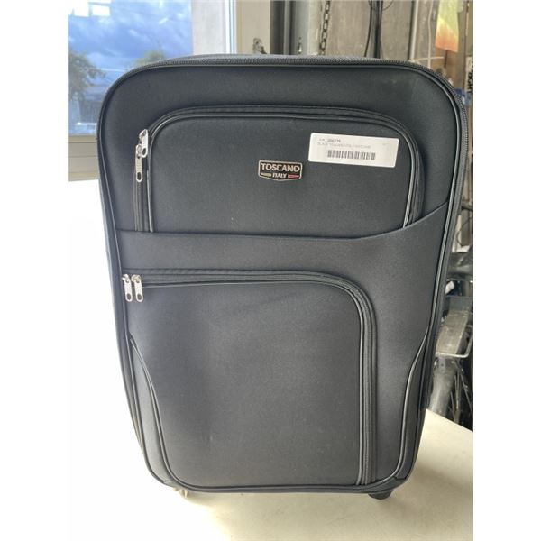 BLACK TOSCANO ITALY SUITCASE
