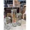 Image 5 : SET OF GLASS STORAGE JARS,  GLASS LOCK CONTAINERS, NEW CUTTING BOARD AND MANDOLIN SLICER