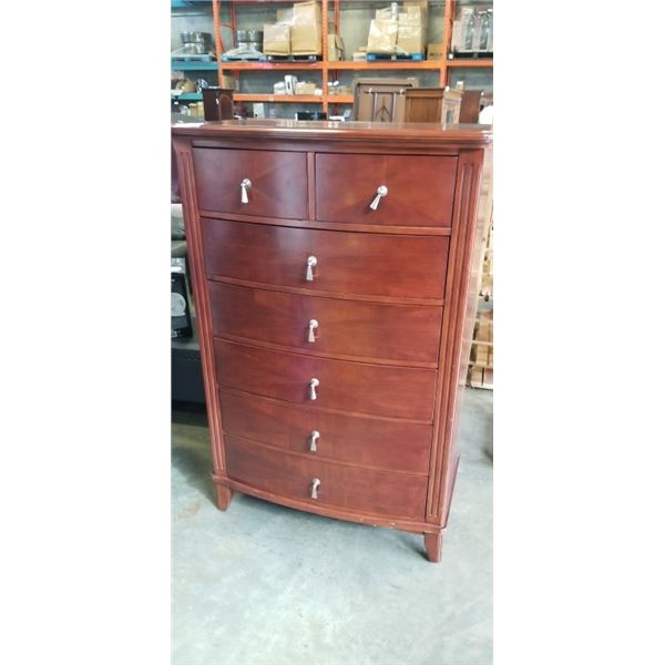 HIGH BOY DRESSER W/ 7 DRAWERS