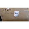 Image 3 : VIVO LIGHT WOOD 63 X 55 ELECTRIC SIT TO STAND CORNER DESK WITH BLACK MEDIUM SINGLE MOTOR DESK FRAME