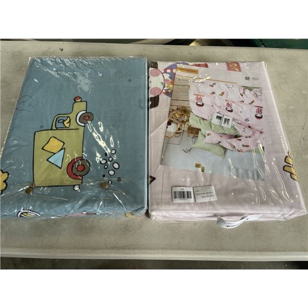 2 NEW TWIN DUVET COVER SETS