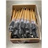 Image 1 : ASSORTED NEW WOOD HANDLE BRISTLE PAINT BRUSHES