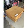 Image 3 : OAK STACKING DRAWERS AND WOODEN DECORATIVE BOX