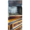 Image 2 : ANTIQUE WOODEN SHOE SHINE BOX