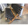 Image 2 : BRAND NEW PATIO FLARE ACACIA FOLDING BENCH, RETAIL $379, NEW IN BOX, FULLY ASSEMBLED
