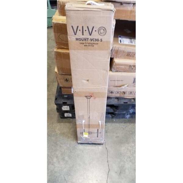VIVO LARGE TV CEILING MOUNT WITH 5FT POLE