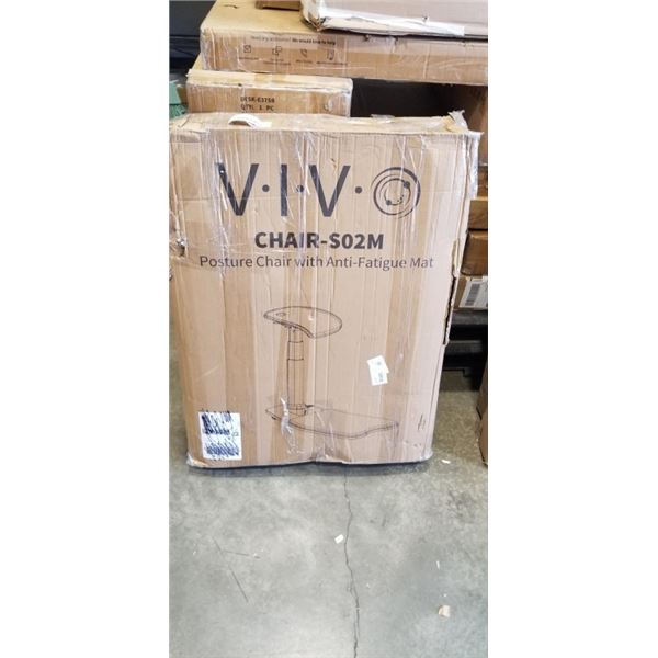 VIVO POSTURE CHAIR WITH ANTI FATIGUE MATT