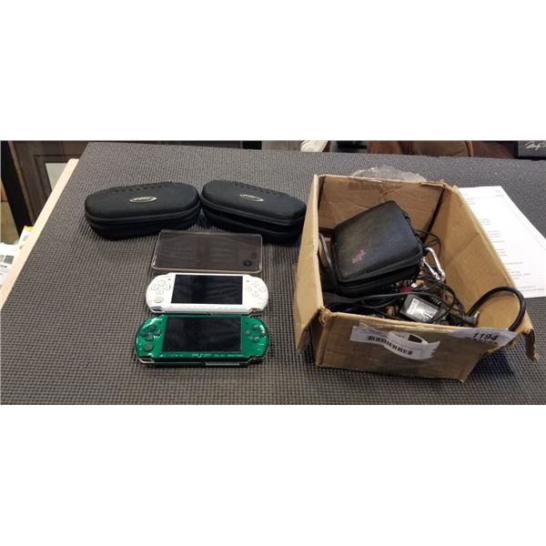 3 HANDHELD GAMES - SONY AND NINTENDO
