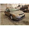 Image 8 : 2006 HONDA CIVIC, GOLD, 246970 KMS, FRONT WHEEL DRIVE. - B011062
