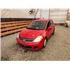 Image 3 : 2008 NISSAN VERSA, RED, 189367 KMS, FRONT WHEEL DRIVE. - D429450