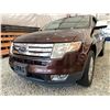 Image 2 : 2009 FORD EDGE, MAROON, 224535 KMS, ALL WHEEL DRIVE. - DB06549