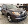 Image 8 : 2008 SUZUKI XL7, GREY / PURPLE, TMU KMS, ALL WHEEL DRIVE. - D107537