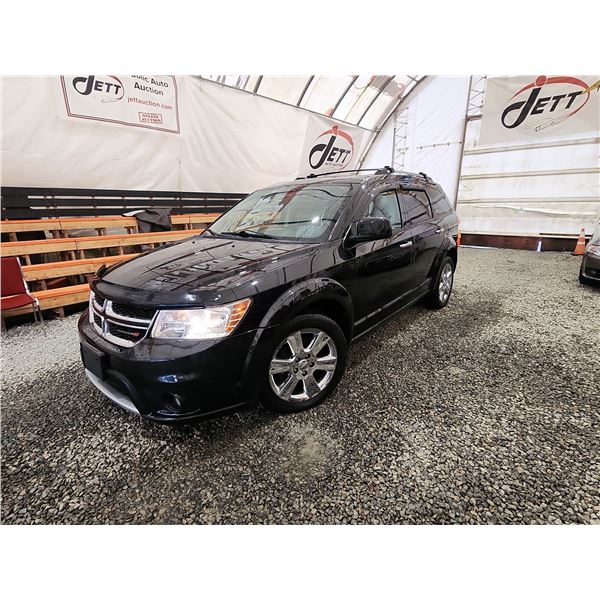 2013 DODGE JOURNEY, BLACK, 187654 KMS, ALL WHEEL DRIVE. - D736621