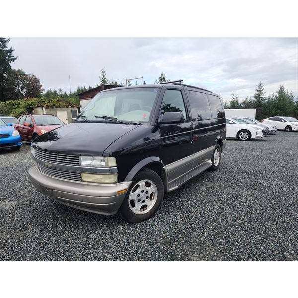 2005 CHEVROLET ASTRO, BLACK, 265090 KMS, REAR WHEEL DRIVE. - D120785