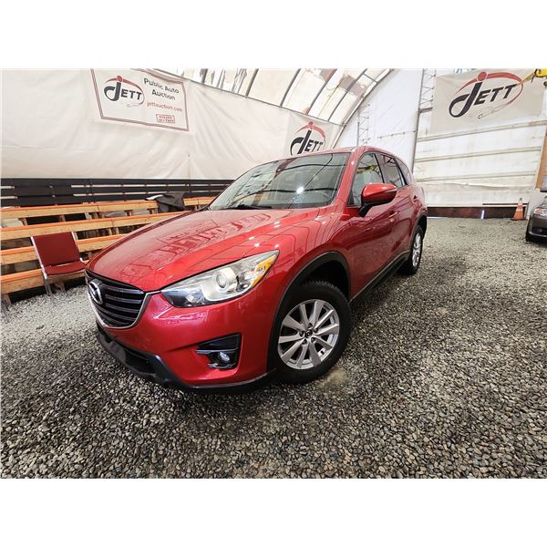 2016 MAZDA CX-5, RED, 199098 KMS, ALL WHEEL DRIVE. - D770934