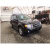Image 8 : 2008 FORD ESCAPE, BLACK, 234793 KMS, FOUR WHEEL DRIVE. - DE52595