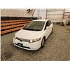 Image 3 : 2008 HONDA CIVIC HYBRID, WHITE, 91552 MILES, FRONT WHEEL DRIVE. - D800071