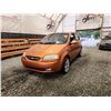 Image 2 : 2006 CHEVY AVEO, ORANGE, 178300 KMS, FRONT WHEEL DRIVE. - D609626