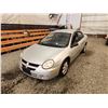 Image 3 : 2004 DODGE NEON SX 2.0, SILVER, 132062 KMS, FRONT WHEEL DRIVE. - B581260