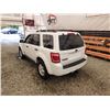 Image 21 : 2008 FORD ESCAPE, WHITE, 219629 KMS, FRONT WHEEL DRIVE. - DA54067
