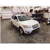 Image 9 : 2012 HYUNDAI SANTA FE, WHITE, 216257 KMS, FOUR WHEEL DRIVE. - D119314
