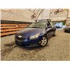 Image 1 : 2012 CHEVROLET CRUZE LT, BLUE, 139031 KMS, FRONT WHEEL DRIVE. - P343606
