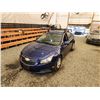 Image 4 : 2012 CHEVROLET CRUZE LT, BLUE, 139031 KMS, FRONT WHEEL DRIVE. - P343606