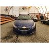 Image 5 : 2012 CHEVROLET CRUZE LT, BLUE, 139031 KMS, FRONT WHEEL DRIVE. - P343606
