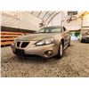 Image 2 : 2007 PONTIAC GRAND PRIX, GOLD, 266125 KMS, FRONT WHEEL DRIVE. NO RESERVE. - J181725