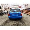 Image 17 : 2007 KIA SPECTRA, BLUE, 242475 KMS, FRONT WHEEL DRIVE. - B006365