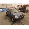 Image 10 : 2006 HYUNDAI TUCSON, BLUE, 288053 KMS, ALL WHEEL DRIVE. NO RESERVE. - P455417