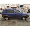Image 12 : 2006 HYUNDAI TUCSON, BLUE, 288053 KMS, ALL WHEEL DRIVE. NO RESERVE. - P455417