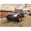 Image 2 : 2006 HYUNDAI TUCSON, BLUE, 288053 KMS, ALL WHEEL DRIVE. NO RESERVE. - P455417