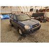 Image 9 : 2006 HYUNDAI TUCSON, BLUE, 288053 KMS, ALL WHEEL DRIVE. NO RESERVE. - P455417