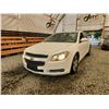 Image 2 : 2008 CHEVY MALIBU, WHITE, 251721 KMS, FRONT WHEEL DRIVE. - B231837