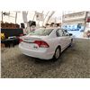 Image 14 : 2009 HONDA CIVIC, WHITE, 184524 KMS, FRONT WHEEL DRIVE. - D801133