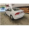 Image 20 : 2009 HONDA CIVIC, WHITE, 184524 KMS, FRONT WHEEL DRIVE. - D801133