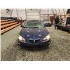 Image 6 : 2007 PONTIAC GRAND PRIX, BLUE, 265569 KMS, FRONT WHEEL DRIVE. - D223557