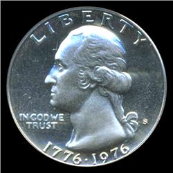 1976S Washington 25c Proof Quarter Coin Graded PR69 DCAM Bicentennial (COI-5379)