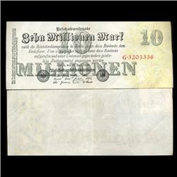 1923 Germany 10000000 Mark Note Hi Grade Rare (CUR-05658)
