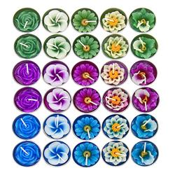 Set of 30 Tropical Scented Tea Light Candles  (DEC-319)
