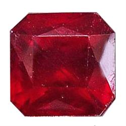 2.97ct Gorgeous Top Blood Red Ruby Octagon Natural (GEM-17750)