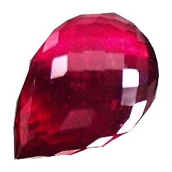 2.16ct Elegant Briolette Top Blood Red Ruby Natural (GEM-17791)